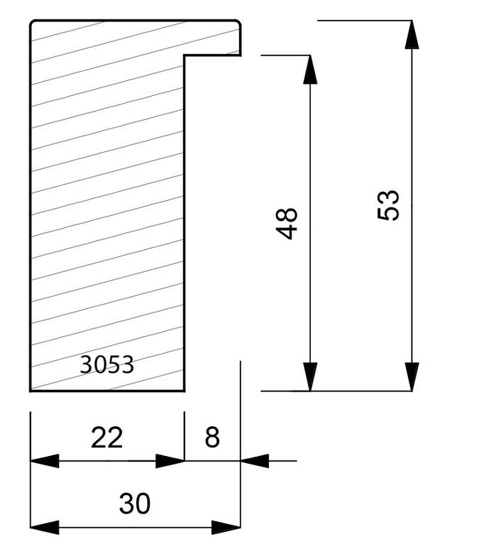 3053 Deep Box Moulding