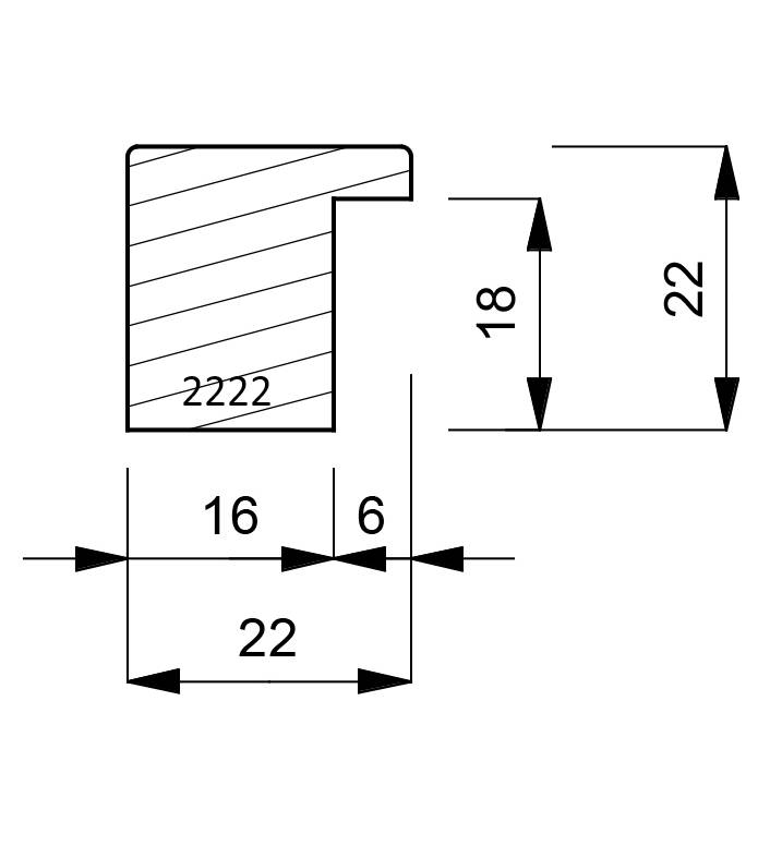 2222 Small Box Moulding