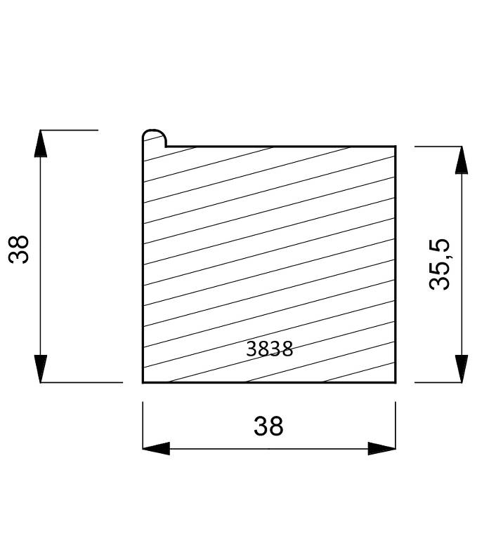 3838 Gallery Stretcher Bar