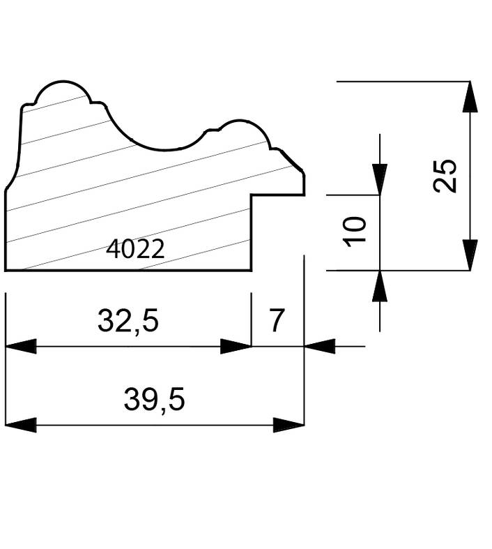 4022 Traditional Shape Moulding