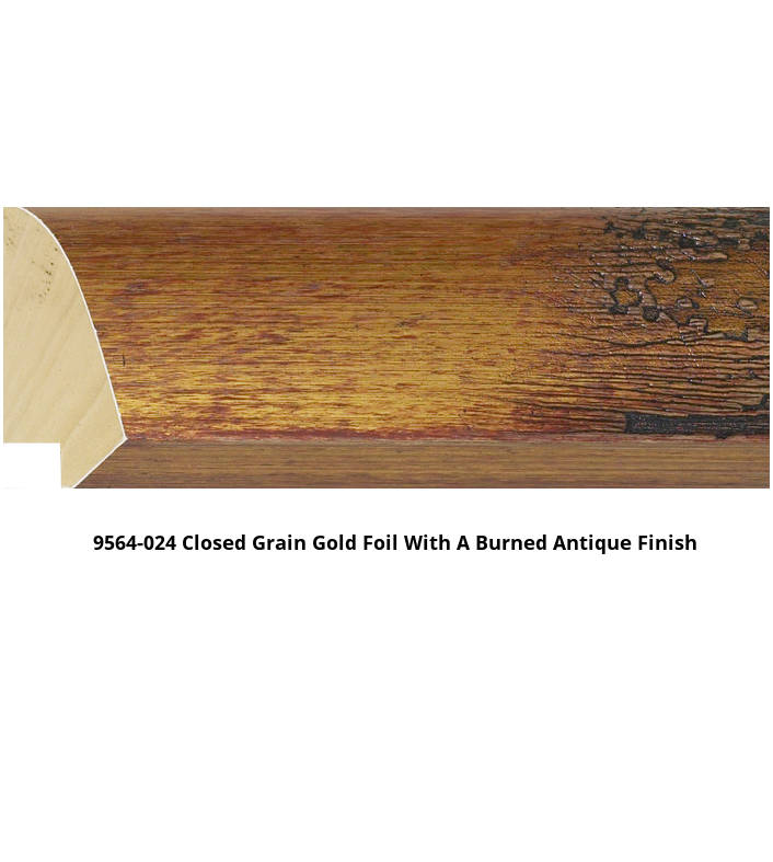 9564 Burned Antique Finish Moulding