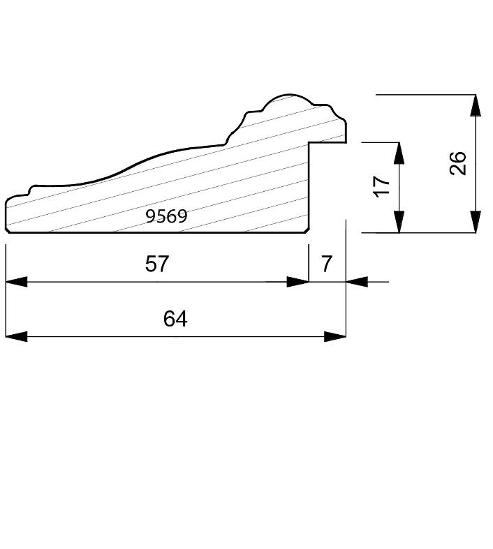 9569 Reverse Moulding