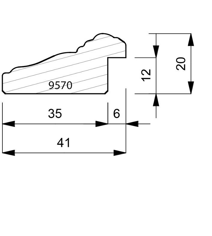 9570 Reverse Moulding