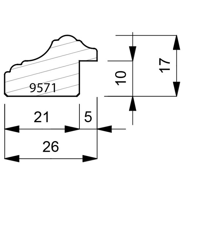 9571 Reverse Moulding