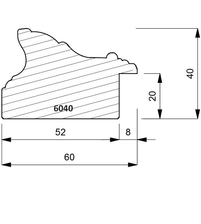 6040 Traditional Moulding