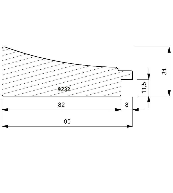 9232 Scoop & Slip Moulding